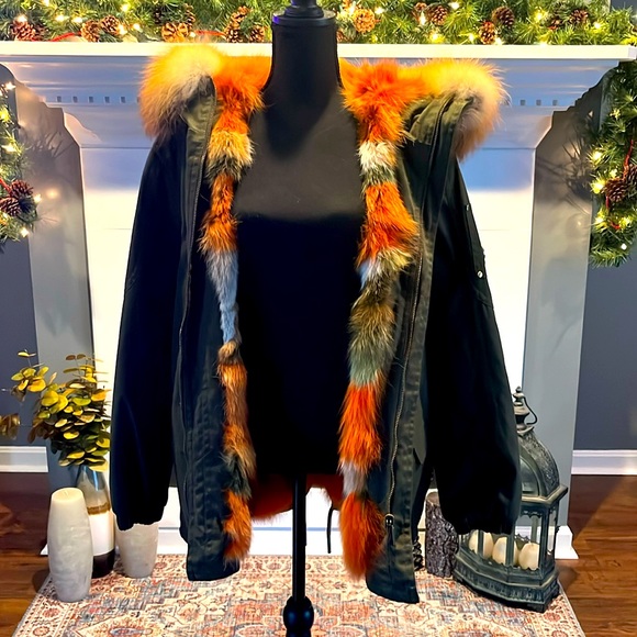 Moose Knuckles Fox Fur Reversible Coat - NWT - Picture 1 of 15